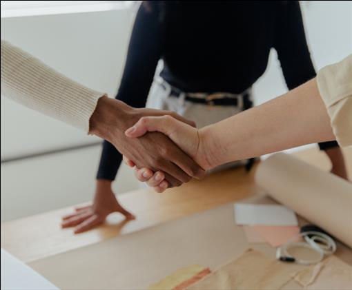 Business handshake